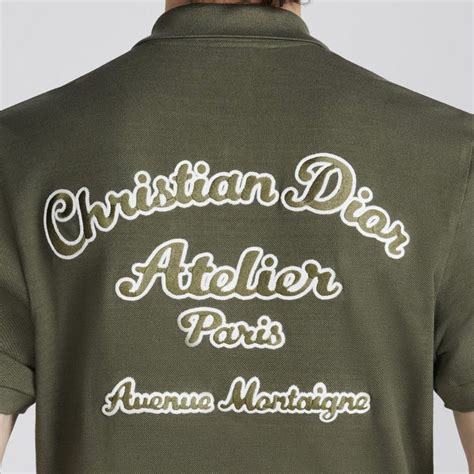 christian dior atelier polo shirt|Christian Dior long sleeve shirt.